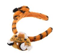 FOMIYES Fascia Per Capelli Forma Di Tigre Di Peluche Orecchie Di Tigre Marrone Cerchietto Per Cosplay Da Bambina e Bomboniere Per Feste Di Compleanno Accessorio Per Capelli in Peluche Como
