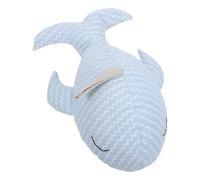 FOMIYES Fermaporta a Forma di Balena Decorativo Morbido Fermaporta Creativo Antivento e Anticollisione per Casa e Ufficio Animale Azzurro e Adulti