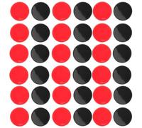 FOMIYES Fiches da Bingo 19 Mm in Plastica Rossa e Nera Set 200 Pezzi per Giochi di Gruppo, Marcatori per Attività di Apprendimento e Conteggio, Gettoni da Poker Compatti per Eventi