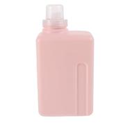 FOMIYES Flacone Erogatore Riutilizzabile 1000ml in Pe Rosa, Contenitore per Gel Doccia e Detersivo da Viaggio, Distributore Sigillato Anti-perdita per Bucato e Cucina