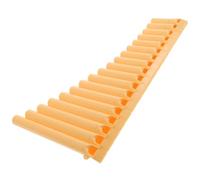 FOMIYES Flauto di Pan Giallo per Principianti Suono Professionale in Resina Abs Strumento Musicale Tradizionale per Lezioni di Musica e Attività in Classe