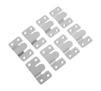 FOMIYES Ganci per Appendere Cornici in Acciaio Inox 8 Pezzi, Staffa a Forma di Montagna per Fissaggio Specchi Pesanti, Accessori per Quadri da Parete per Soggiorno, Bagno e Ufficio