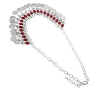 FOMIYES gioielli bohémien accessori della dea Collana tribale gioielli per la testa di nozze catena da sposa sulla fronte gioielli per la testa delle donne copricapo catene di testa lega