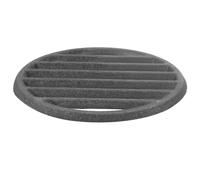 FOMIYES Griglia Rotonda in Ghisa Nera per Barbecue e Caminetto | Supporto Stabile per Bricchette, Barra Larga, Incluso, Uso Kettle Grill