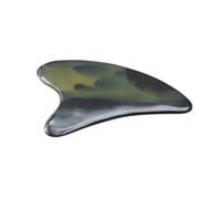 FOMIYES Gua Sha in Corno Naturale Raschiante per Massaggio, Strumento per Massaggi al Collo e Schiena, Piastra Massaggio per Spa e Casa