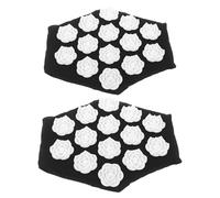 FOMIYES Guanti da Massaggio per Agopressione e Riflessologia 2 Pezzi, Guanti da Interno per Schiena e Collo, Massaggiatore Palmare Indossabile per Rilassamento Muscolare e Sonno