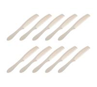 FOMIYES Hotel Disposable Combs Pettine usa e getta beige, 50 pezzi/set, protegge dai nodi, per uso quotidiano e viaggio