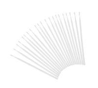 FOMIYES Impollinatore 60 Pezzi per Impollinazione Manuale Pennelli e Spruzzatore Strumenti per Piante da Frutto e Ortaggi Attrezzi da Giardino in Plastica Bianca per Coltivatori