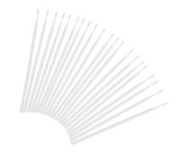 FOMIYES Impollinatore Manuale per Giardinaggio, Set da 20 Pezzi Bianco, Strumento Portatile per Impollinazione di Fiori e Frutta, per Piante da Giardino e Ortaggi, Favorisce Raccolti