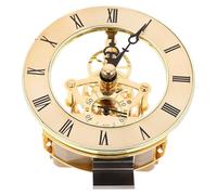 FOMIYES Inserto Movimento Orologio da Tavolo a Batteria Numeri Romani 82mm, Meccanismo Preciso e Durevole, Decorazione Globo Educativo per Ufficio e Studio