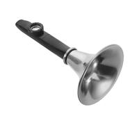 FOMIYES Kazoo per esercitarsi - Corpo in ABS con campana in metallo per un suono ricco - Kazoo per imparare la musica, festival e feste - Nero