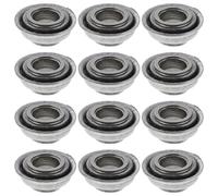 FOMIYES Kit da 12 Cuscinetti Girevoli Silenziosi per Forcella Anteriore Sedia a Rotelle Accessori per Sedie da Trasporto Cuscinetto Rotante del Piatto Girevole Ricambio per Scooter