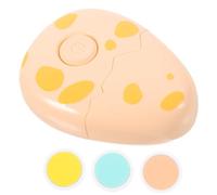 FOMIYES Kit la Cura delle Unghie Ragazzo Ragazza Limetta Elettrica Gialla in Plastica, Facile da Usare, Design Cartone Animato, Testine per Levigatura Sicure