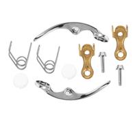 FOMIYES Kit Riparazione Valvola Tromba 10 Pezzi con Pulsanti, Viti e Basette Resistenti, Compatibile con Strumenti a Fiato, Accessori per Manutenzione e Miglioramento Suono Tromba