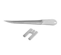 FOMIYES Kit Strumenti Intreccio Rattan e Vimini in Acciaio Inox Leva, Set 2 Pezzi per Riparazione Cestini e Mobili Intrecciati, Compatto e Portatile per Lavori Manuali Fai da Te