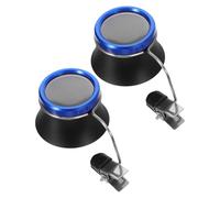 FOMIYES Lente D’ingrandimento da 20x Clip per Occhiali, Set 2 Pezzi, Strumento di Ingrandimento per Orologiaio e Gioiellieri, Ausilio per Lettura Anziani e Ispezione Monete, Accessorio