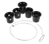 FOMIYES Lente D’ingrandimento per Orologiaio con Clip 3/5/10/15/20× Multipla Set 6 Pezzi Lente Oculare Ingrandente per Riparazione Orologi e Gioielli Uso Professionale e Amatoriale