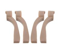 FOMIYES Leva di Regolazione per Tagliacapelli 8148/8591 4 Pezzi, Accessori di Ricambio in Plastica Caffè, Leva Conica Antiscivolo per Uso Professionale e Domestico