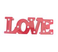 FOMIYES Luce Decorativa LED a Forma di Lettera, Segnale Luminoso D’amore per Tavolo, Decorazione Luminosa per Festa Romantica e Atmosfera Accogliente in Casa