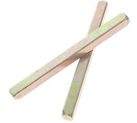 FOMIYES Mandrino per Porta d'Epoca Quadrato 8X8X100Mm in Ferro, Barra Lunga 10 CM, Set 2 Pezzi per Sostituzione Maniglia Porte Interne Vintage