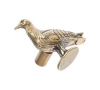 FOMIYES Maniglia per Mobile in Ottone a Forma di Colomba della Pace, Pomello Decorativo Vintage per Cassetti e Porte, Maniglia per Cucina e Soggiorno, Finitura Anticato Resistente,