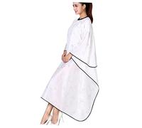 FOMIYES Mantello Parrucchiere e Per Taglio Grembiule Per Salone e Domestico Adatto Per Uomini e Donne Bianco