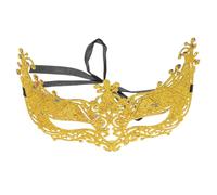 FOMIYES maschera di carnevale maschere maschera da mascherata per uomo mezza maschera da donna Maschera per la faccia della volpe puntello maschera di halloween plastica D'oro