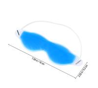 FOMIYES Maschera Occhi Rinfrescante Gel Blu con Liquido Criogenico Sicuro e Non Tossico Freddo per Emicrania e Naturale Comfort Segni per Notturno e Relax Oculare