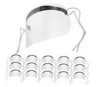 FOMIYES Maschera Per Il Viso Da Parrucchiere Protezione Per Sopracciglia in Plastica 50 Pezzi Monouso Per Taglio Di