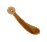 FOMIYES Massaggiatore Corpo Roller Due Ruote in Corno Di Bue Con Piastra Raschiatura Guasha Strumento Multifunzionale Compatto e Resistente Per Visaggio Collo Spalle e Gambe Portatile e Fa