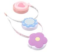 FOMIYES Metro a Nastro Retrattile Portatile 3 Pezzi per Misurazioni del Corpo, Metro Morbido per Cucito Segni Chiari e Bordi Lisci, Strumento Compatto per Sarta e Gestione delle Misure