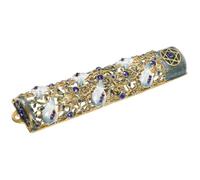 FOMIYES Mezuzah Decorazione per Porta in Lega Robusta Scrittura e Pergamena per Benedizione della Casa Religiosa
