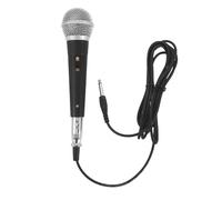 FOMIYES Microfono Dinamico Cablato per Karaoke con Risposta in Frequenza Ampia e Pattern Cardioide, Materiale Plastico e Metallo, per Karaoke e Public Speaking