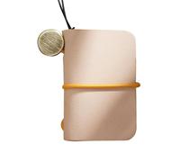 FOMIYES Mini Blocco Note Portatile in Pelle Vegetale Naturale Quaderno Tascabile per Studenti e Ufficio Materiale Scolastico Compatto per Appunti Quotidiani e Viaggi