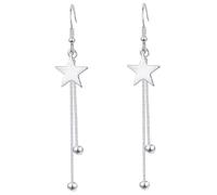 FOMIYES Orecchini Stella Cinque Punte Pendenti da Donna Orecchini Pendenti Decorati Motivo Stella e Nappa Regali per Compleanni e Anniversari