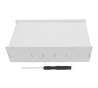 FOMIYES Organizer Denaro da Scrivania Scomparti, Scatola Porta Banconote e Monete, Cassa Portatile per Valuta Vassoio Portaoggetti Multiscomparto per Ufficio e Casa