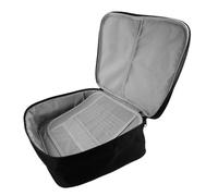 FOMIYES Organizer per Documenti da Viaggio Oxford Nero Ampio Spazio e Design a Strati, Elegante e Versatile per Uso Quotidiano e Viaggi