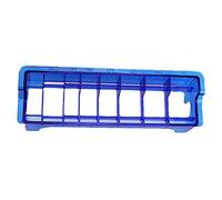 FOMIYES Organizer Porta Pettini Tagliacapelli in Plastico Blu 8 Scomparti per Strumenti da, Capacità per Uso in Salone o Casa, Migliora Efficienza Lavorativa Stili multipli