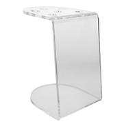 FOMIYES Organizer Trasparente per Strumenti Parrucchiere Supporto Acrilico per Forbici e Pettini Portautensili Scrivania per Salone Design Resistente e Slot Protettivi