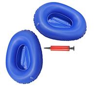 FOMIYES Padella Gonfiabile Pieghevole Portatile 2 Pezzi Con Gonfiatore, Vasino Per Anziani e Pazienti, Allevia La Pressione e Facilita L’uso Maschile e Femminile in Casa e in Viaggio