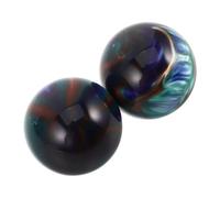 FOMIYES Palle di Baoding Tradizionali Cinesi per Esercizio Mani e Polso, Resina Ergonomica Presa Sicura, 1 Paio per Fitness a Casa e Massaggio Terapeutico