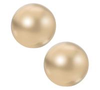 FOMIYES Palline da Massaggio in Ottone 2 Pezzi Set, Palline Massaggianti Lisce per Allenamento Mani e Sollievo Stress, Portatili per Automassaggio Muscolare e Fisioterapia Mano