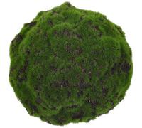 FOMIYES Palline Decorative per Esterni in Muschio Finto 20 Cm, Decorazioni Bonsai Resistenti allo Sbiadimento per Muro e Prato, Ornamenti Sospesi da Appoggio per Feste e Spazi Verdi