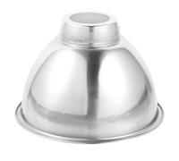 FOMIYES Paralume in Acciaio Inox per Esterni, Coprilampada Rotondo per Plafoniere Industriali e Fabbriche, Copertura Protettiva per Lampade da Officina e Spazi Aperti