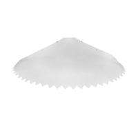 FOMIYES Paraspifferi per Scoiattoli in Plastica con Bordo Seghettato per Palo Mangiatoia per Uccelli, Protezione Esterna Contro Scoiattoli per Giardino e Balcone