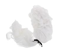 FOMIYES Parrucca Cosplay da Giudice Avvocato Bianca Nastro Accessorio per Capelli per Feste in Maschera Eventi di Rievocazione Storica e Spettacoli Teatrali