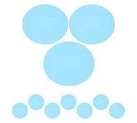 FOMIYES Pellicola Trasparente per Fari 10 Pezzi Filtro Gel Correttivo Colore Blu 12cm Resistente al Calore per Lampade LED e Illuminazione da Studio