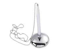 FOMIYES Penna con Catena da Banco Argento Penna per Firma da Ufficio con Finitura Spray Design Ergonomico per Sportelli Bancari Reception Hotel e Scrivanie Professionali