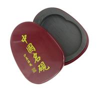 FOMIYES Piatto per Inchiostro da Pittura Coperchio in Pietra, Accessorio per Calligrafia Lettering e Manuale Calligrafia, Adatto per Scuola Primaria e Secondaria, Lavabile e Resistente