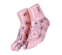 FOMIYES Piede Anatomico Riflessologia Acupressione Piede Per Pratica Didattica e Massaggio Stimolazione Punti Uomo e Donna Materiale Resistente Compatto e Portatile Per Scuola e Ricerca